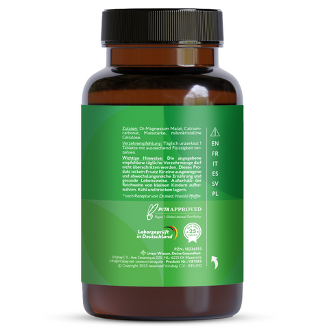 Magnesium Malate 1000mg - 180 Vegan Tablets