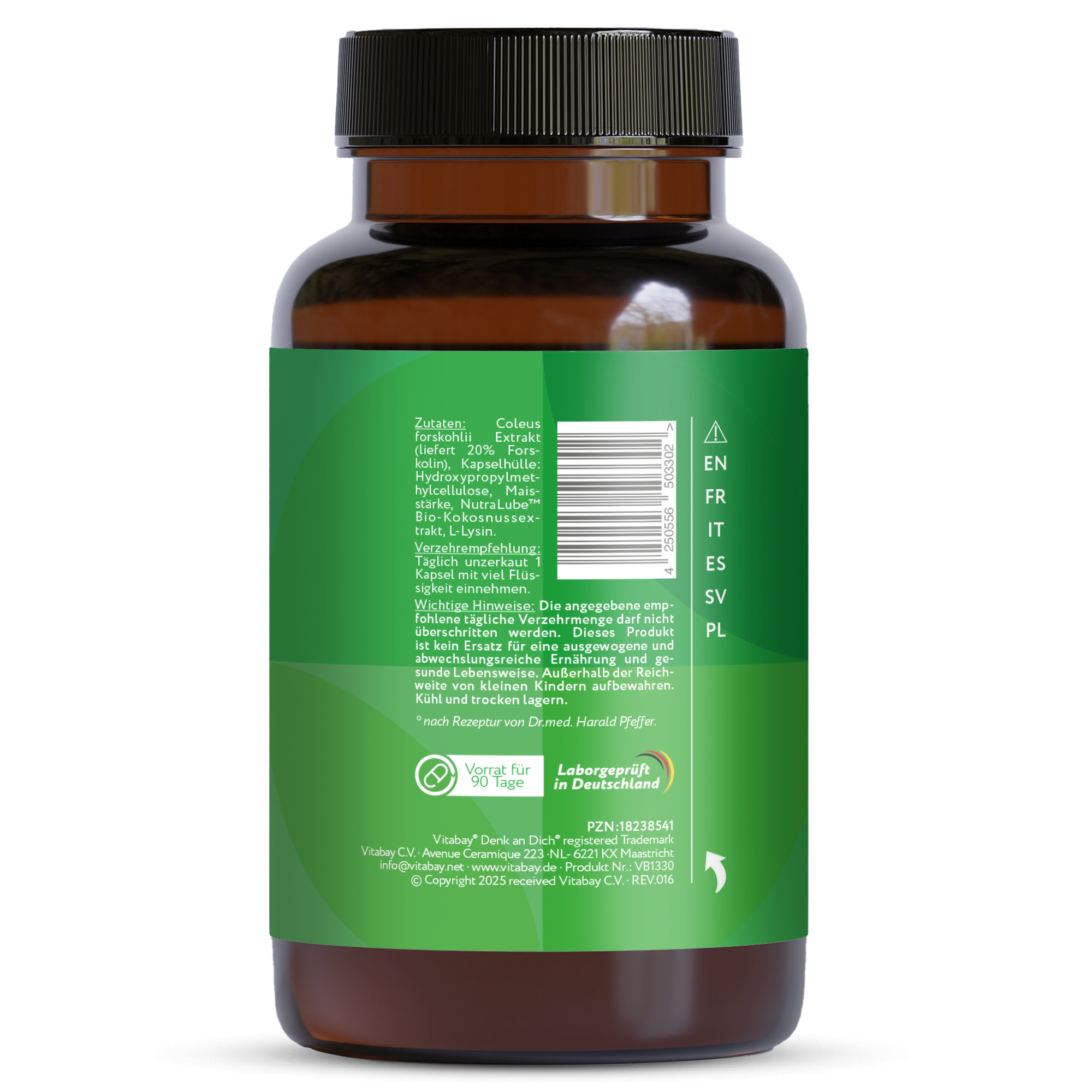 Forskolin 400 mg - 90 vegane Kapseln