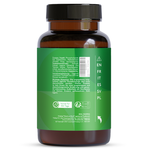 Nattokinase Liposomal 100 mg - 20,000 FU - 180 Vegan Softgels