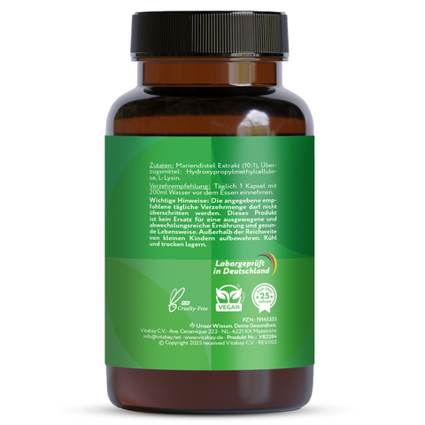 Milk Thistle Extract 500mg Vegan - 90 Capsules