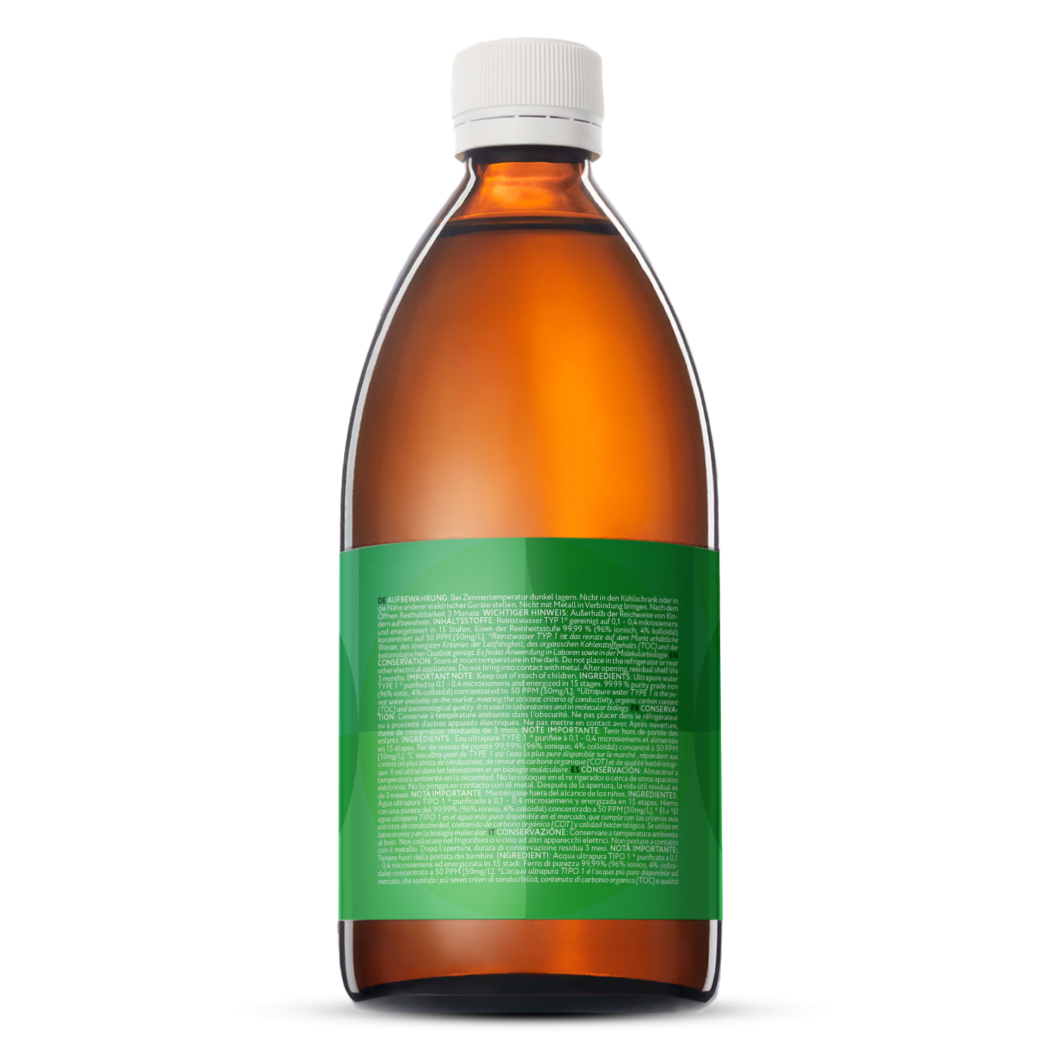 Kolloidales Eisen 50 PPM - Reinheitsstufe 99,99%