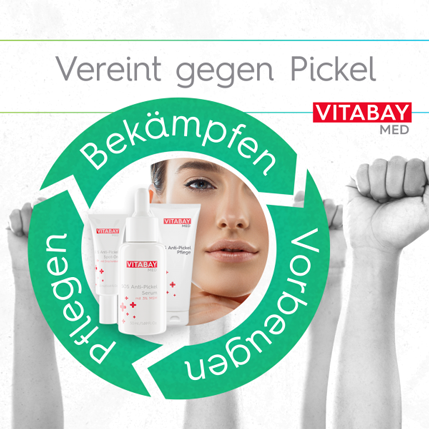 SOS Anti-Pickel Creme - 50 ml - mit Salicylsäure - Gegen Akne und unreine Haut - mattierend- schützt
