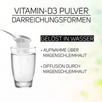 Vitamin D3 50.000 I.E. Depot - 100g veganes Pulver aus Flechten
