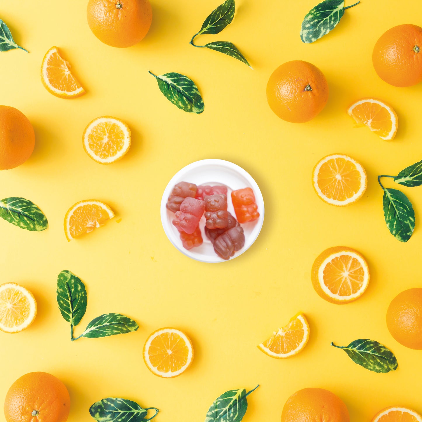 Vitamin C 160 mg - 120 vegane Gummibärchen für Kinder - Orange Geschmack