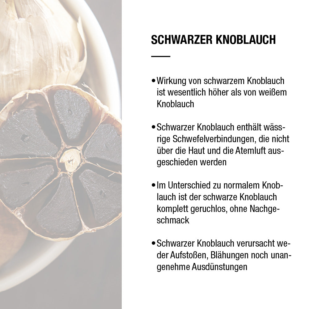 Schwarzer-Knoblauch-Extrakt 100 mg - 90 vegane Kapseln