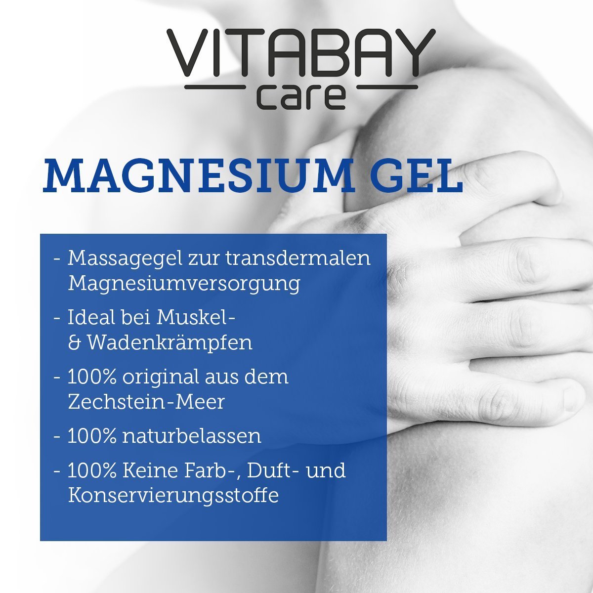 Original Zechstein Magnesium Gel - Magnesiumchlorid - dermatologisch klinisch getestet (250 ml)