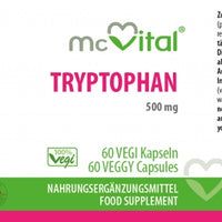 Tryptophan 500mg - 60 vegane kapseln