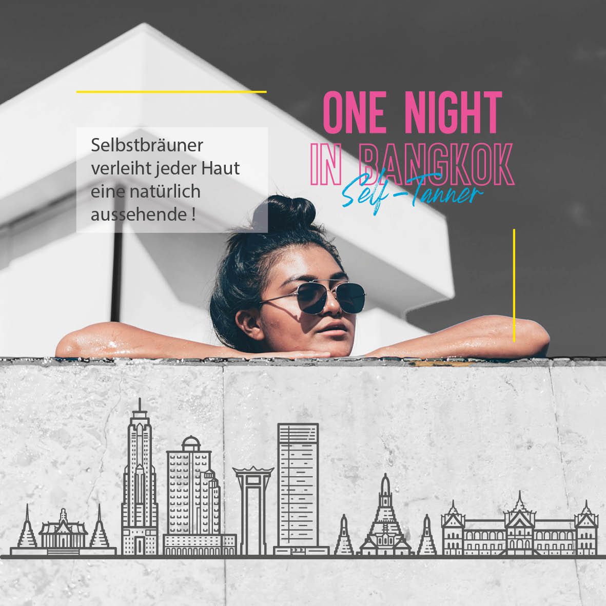 One Night in Bangkok - 50 ml - Selbstbräuner ohne DHA - Bräunungsmittel für Teint über Nacht