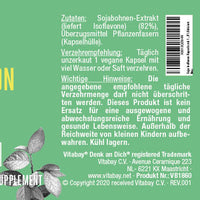 Soja-Isoflavon mit 10% Isoflavonen pro Kapsel - 90 vegane Kapseln