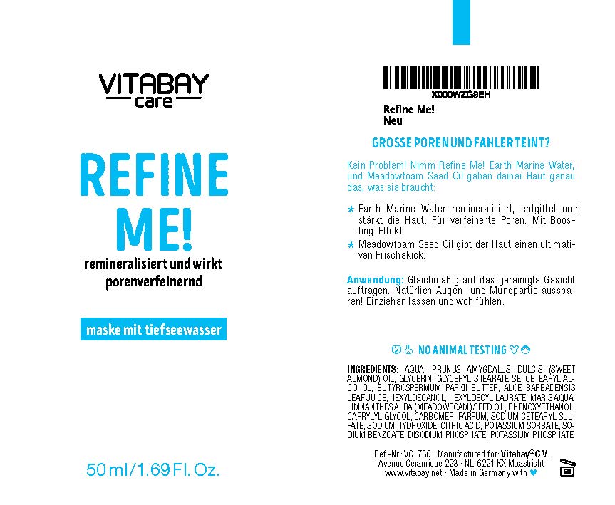 Refine Me! 50 ml – Gesichtsmaske verfeinert große Poren, festigt und stärkt das Hautbild
