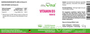 Vitamin D3 1000 I.E. - 120 vegane Kapseln