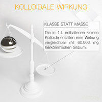 Kolloidales Silizium 50 PPM - Reinheitsstufe 99,99% - 1000 ml