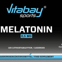 Melatonin 0,5mg - 120 vegane Lutschtabletten - Das Schlaf-Hormon!