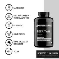 BETA TAN - Beta Carotin - 50000 IU - 180 vegane Kapseln