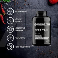 BETA TAN - Beta Carotin - 50000 IU - 180 vegane Kapseln
