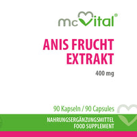 Anis Frucht Extrakt 400mg - 90 Kapseln
