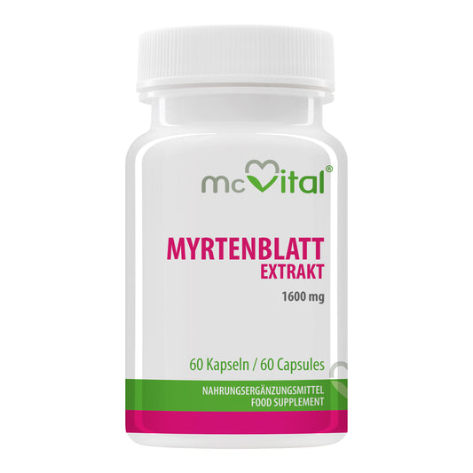 Myrtenblätter Extrakt - 1600 mg  - 60 Kapseln