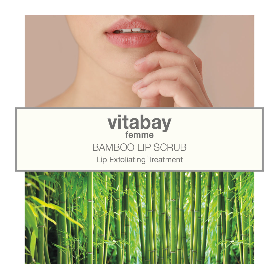 Bamboo Lip Scrub - 15ml - Lip Exfoliating Treatment 15 ml