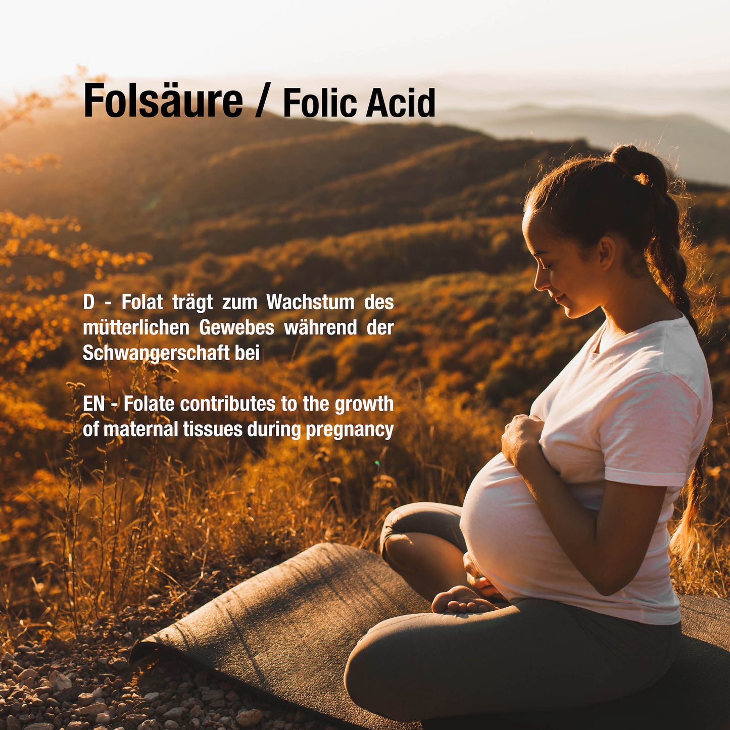 Folsäure - Folic Acid - 1000 mcg - 240 vegane Tabletten