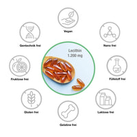 Lecithin 1.200 mg - 120 vegane Softgels