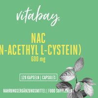 NAC 600 mg 120 vegane Kapseln