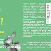 Vitamin K2 MK-7 200 µg  - 120 vegane Tabletten