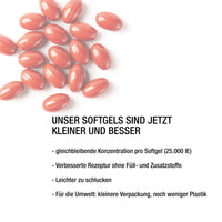 Beta Carotin 25.000 I.E. Depot - 180 vegane Softgels