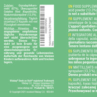 Hyaluronsäure fermentiert mit Granatapfelkern 250 mg - 240 Kapseln