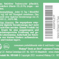 Vitamin D3 Depot 10.000 I.E. - 100 g veganes Pulver
