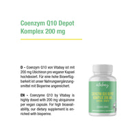 Coenzym Q10 Depot Komplex 200 mg - 120 vegane Kapseln