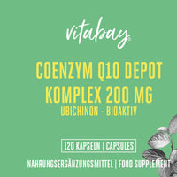 Coenzym Q10 Depot Komplex 200 mg - 120 vegane Kapseln