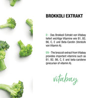 Brokkoli Extrakt mit Sulforaphan 500 mg - 60 vegane Kapseln