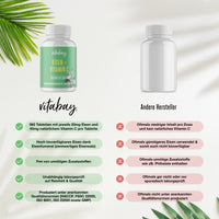 Eisen + Vitamin C - 365 vegane Tabletten