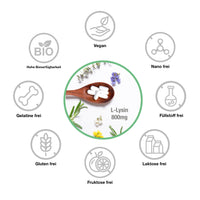 L-Lysin 800mg - 365 vegane Tabletten