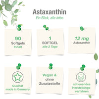 Astaxanthin 12 mg - 90 vegane Softgels