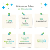 D-Mannose - 100g veganes Pulver