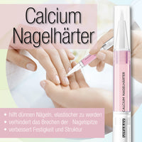 Nagelhärter Duo-Set 2 x 2 ml - mit Calcium und Biotin+ gegen brüchige, dünne, weiche Nägel
